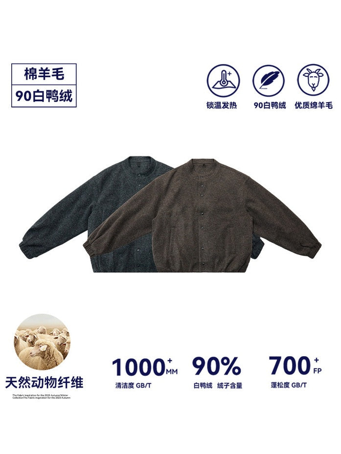 UNF Crew Neck Loose Padded Jacket
