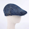 YORSOY Vintage Denim Burr Beret