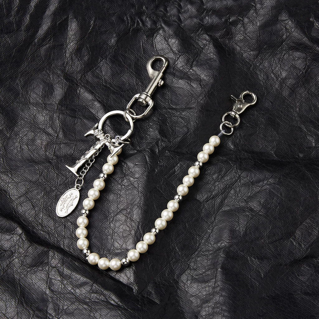 TAICHIISM Metal Pearl Trouser Chain Lanyard