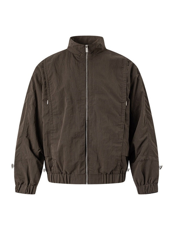 UNF Loose Long Sleeve Stand-Up Jacket