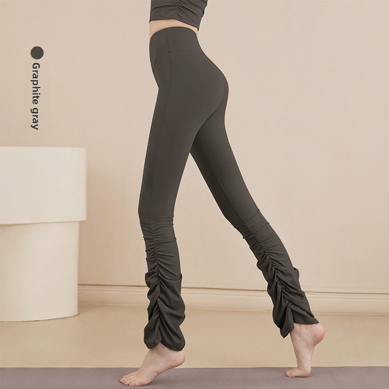 TIANQINGSE Stacked Pants, Bootcut Sports Fitness Yoga Pants