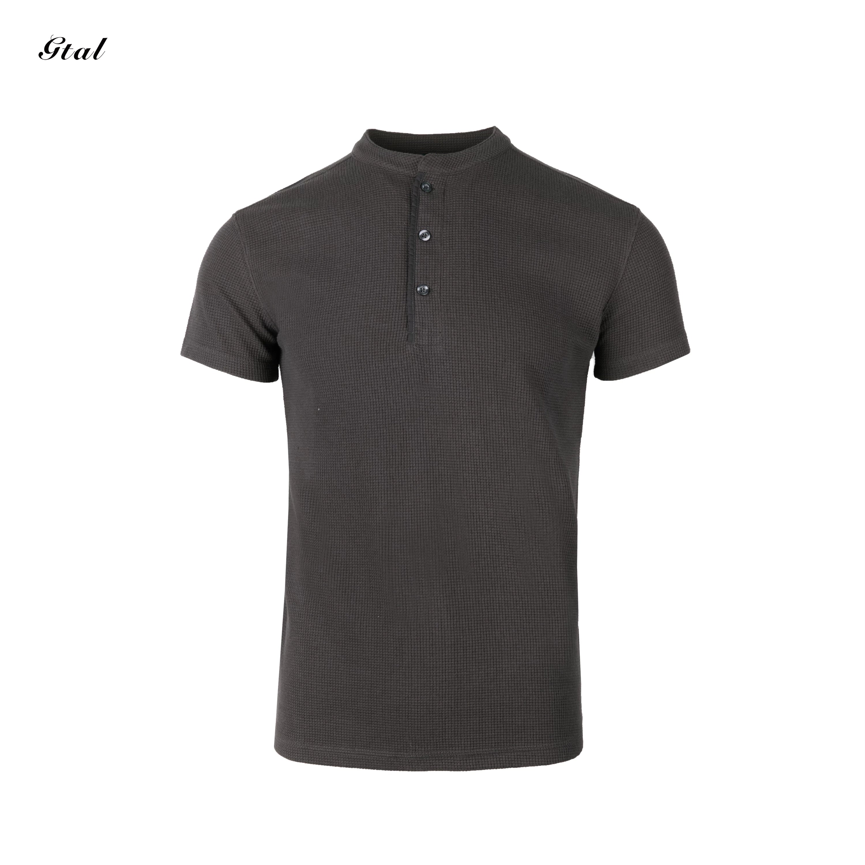 GTAL 26SS 270g Wrinkle-Resistant Henley Tee