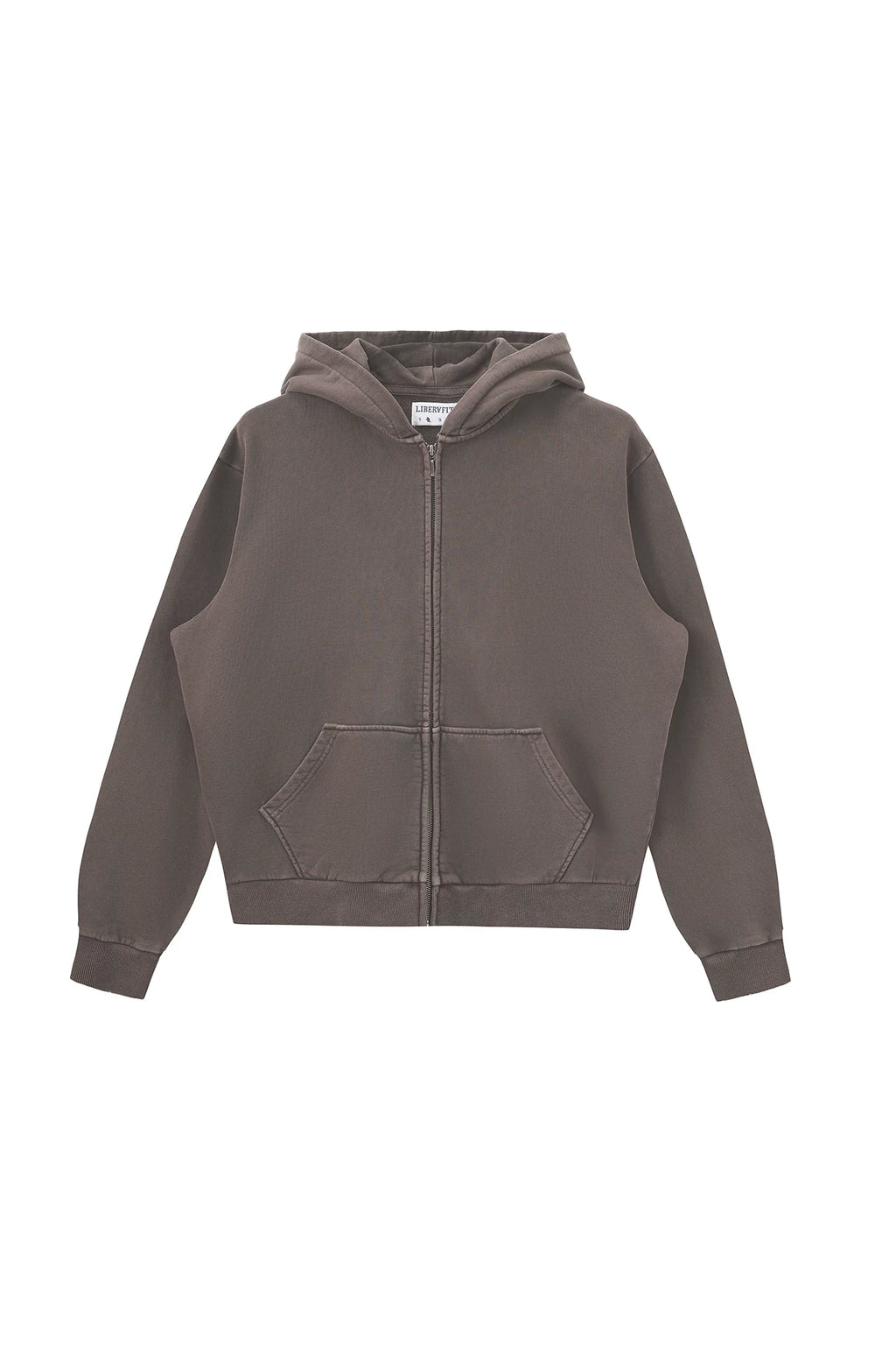 LIBERAFIT Ready-to-wear Dyed Hooded Zip Sweater