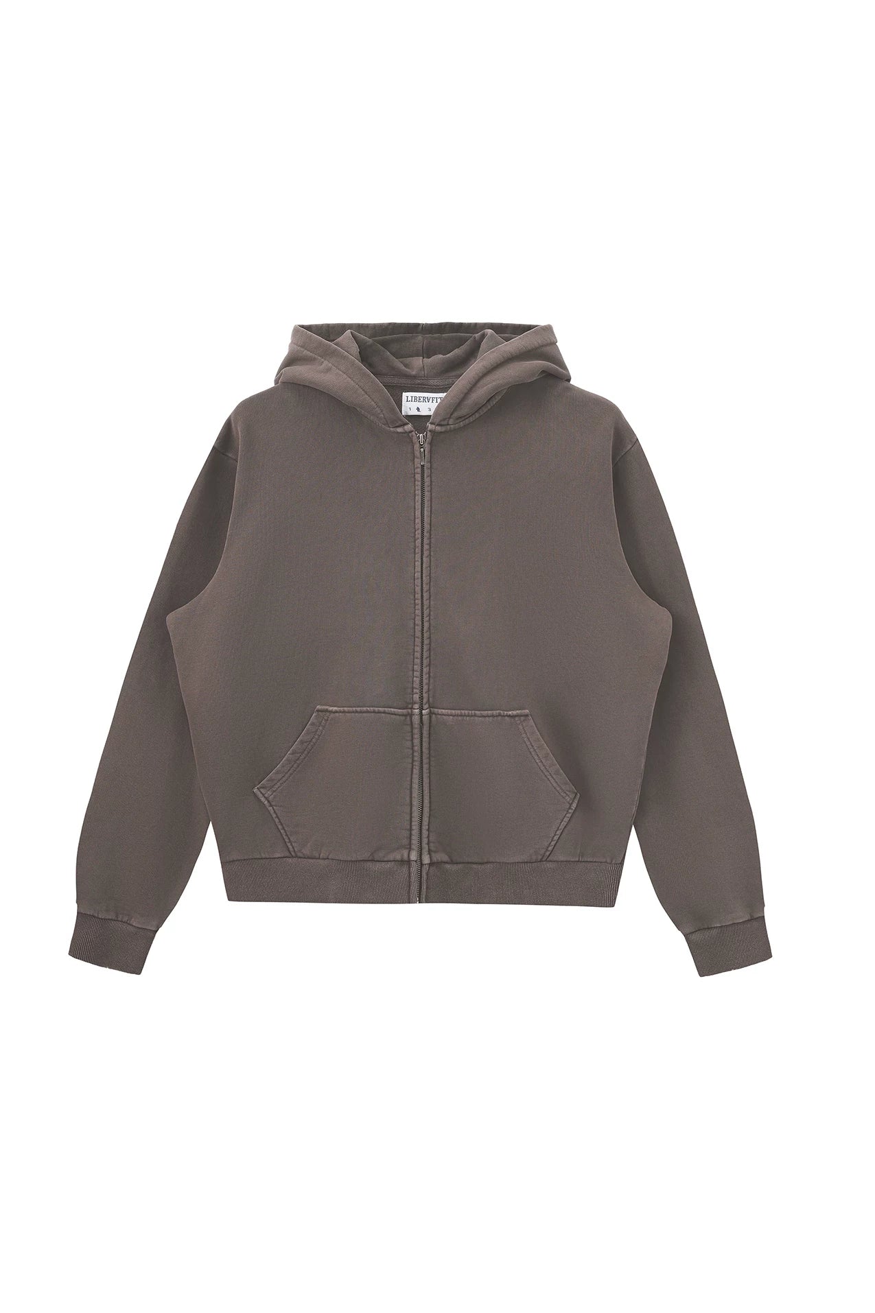 LIBERAFIT Ready-to-wear Dyed Hooded Zip Sweater