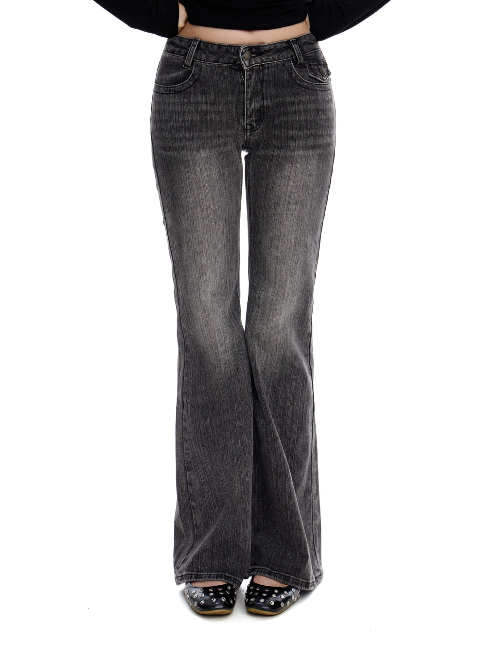 WITHMIN Straight Casual Versatile Low-rise Slim Jeans