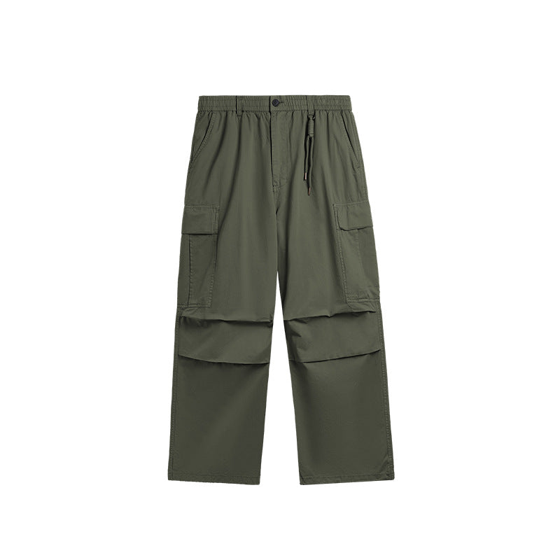 Inflation Casual Washed Wide Leg Overalls