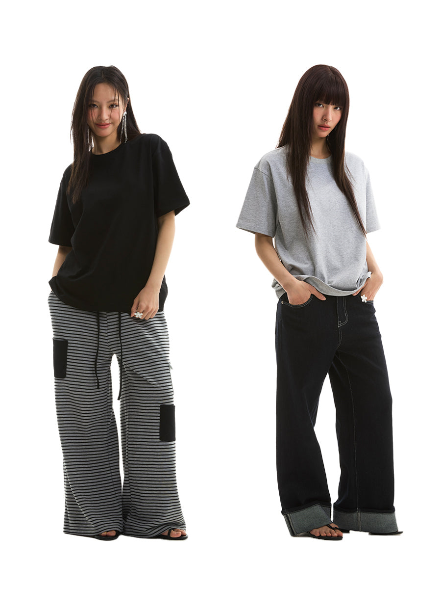 FUNKYFUN 2025SS five-color pure cotton 230g loose Tee