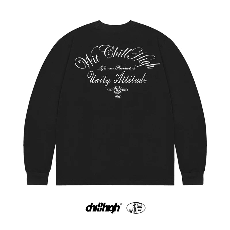 ChillHigh Crew Neck Loose Versatile Long Sleeves