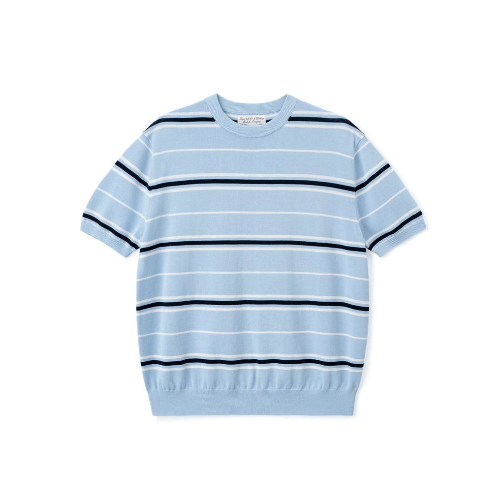 SUPERTOFU Colorblock Striped Moisture-Wicking Tee
