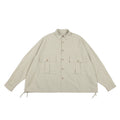 NOEARS Retro Loose Short Tooling Lapel Jacket