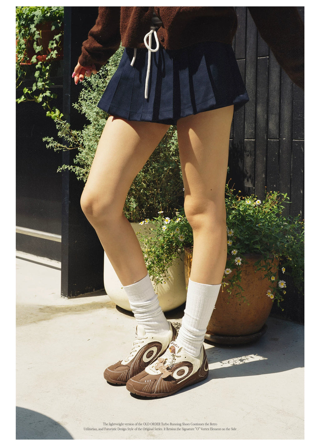 OLD ORDER Leather Lace-Up Sneaker