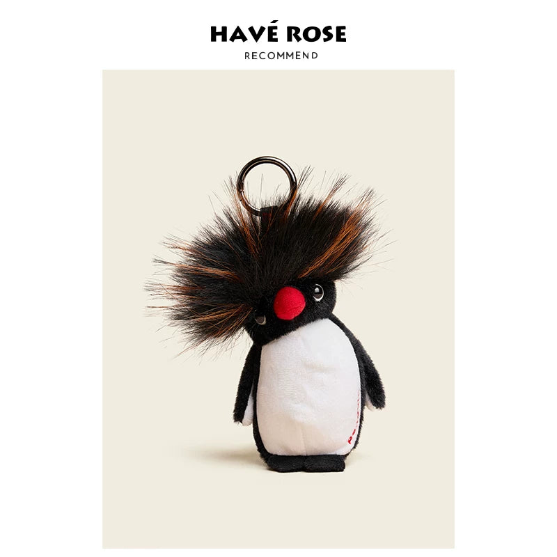 HAVEROSE White-faced Monkey Bag Plush Doll Pendant