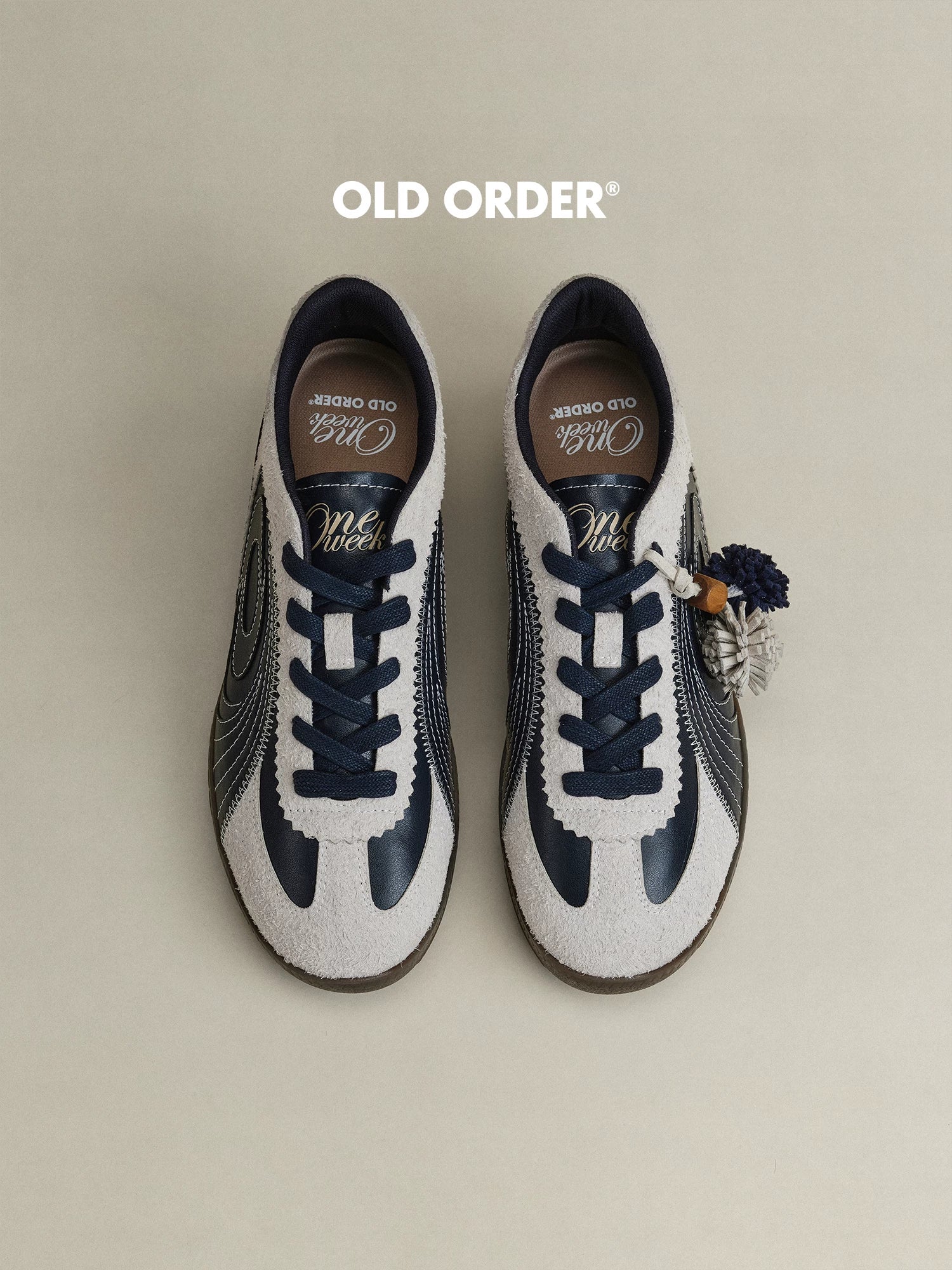 OLD ORDER Suede Thin Sole German Training Sneaker
