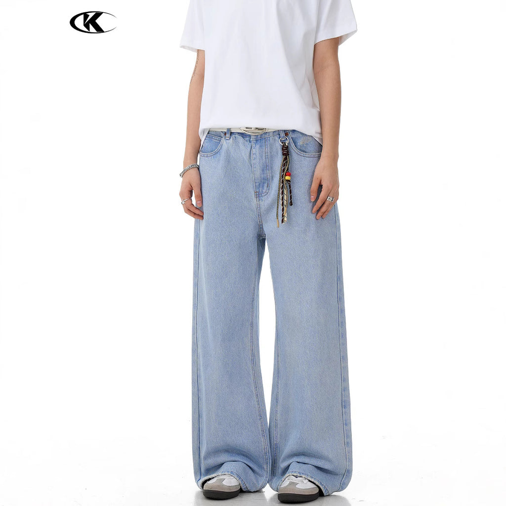 11KN Loose Straight Wide Leg Casual Pants
