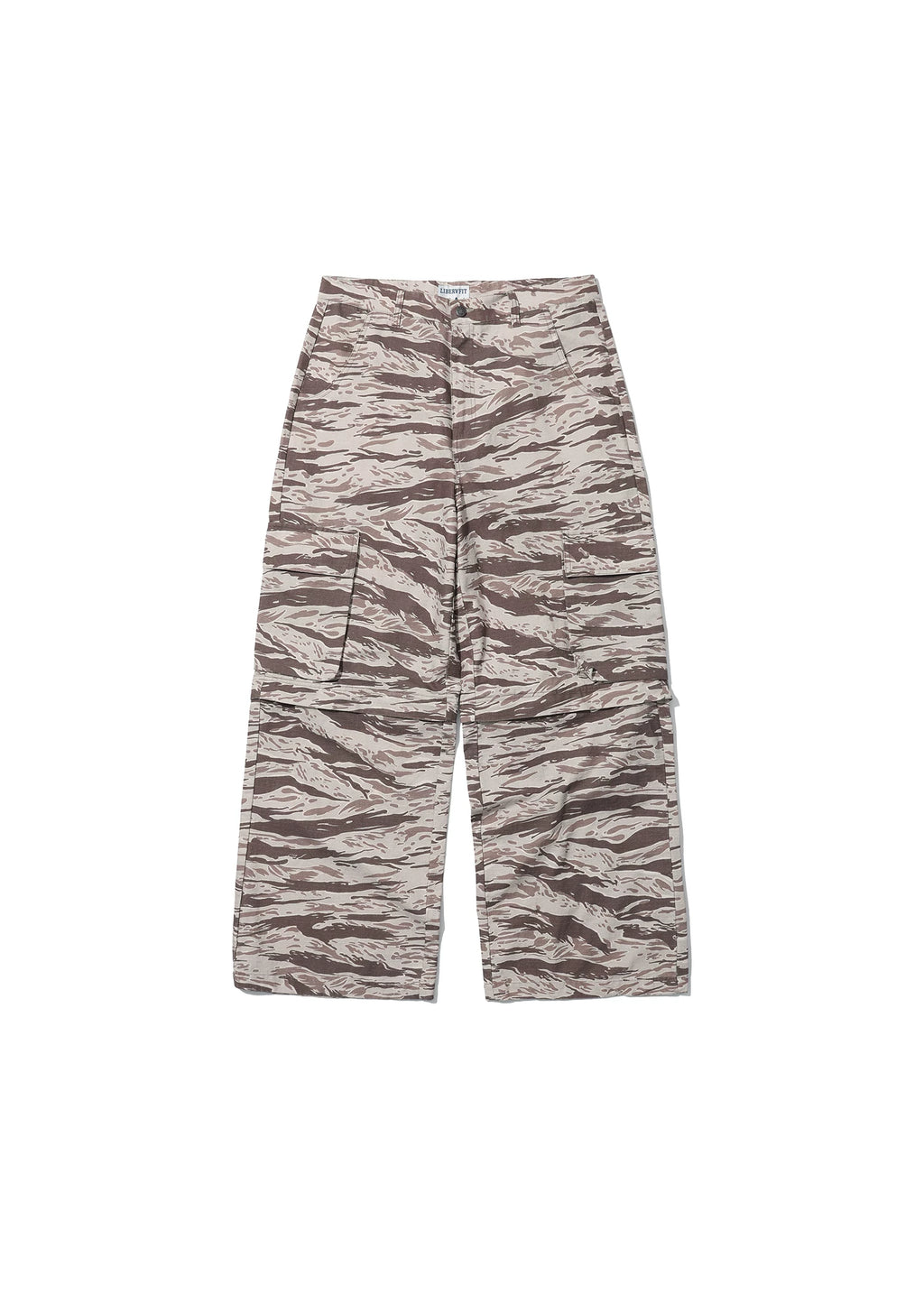 LIBERAFIT Tiger Pattern Camouflage Multi-stage Removable Tooling Shorts