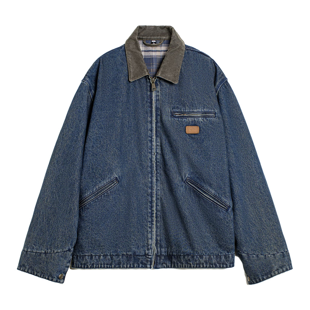 Madden Vintage Denim Detroit Casual Lapel Jacket