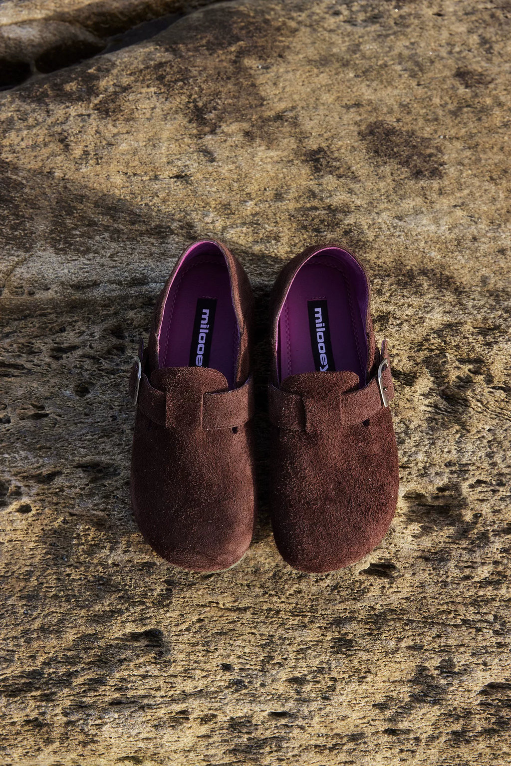 MILOOEY Fur-Lined Sheepskin Slip-On Loafers