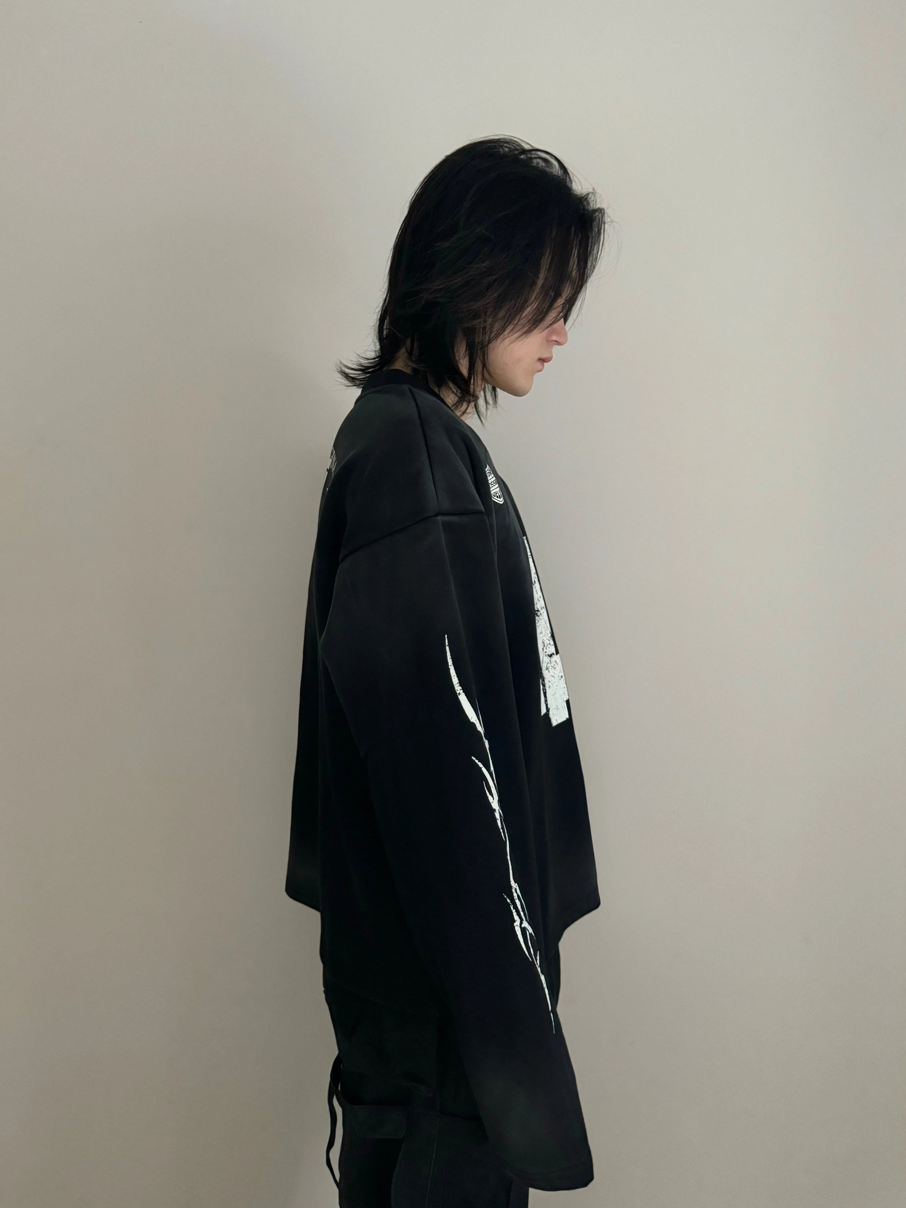 URRRGE Retro Short and Wide Version Casual Long Sleeve