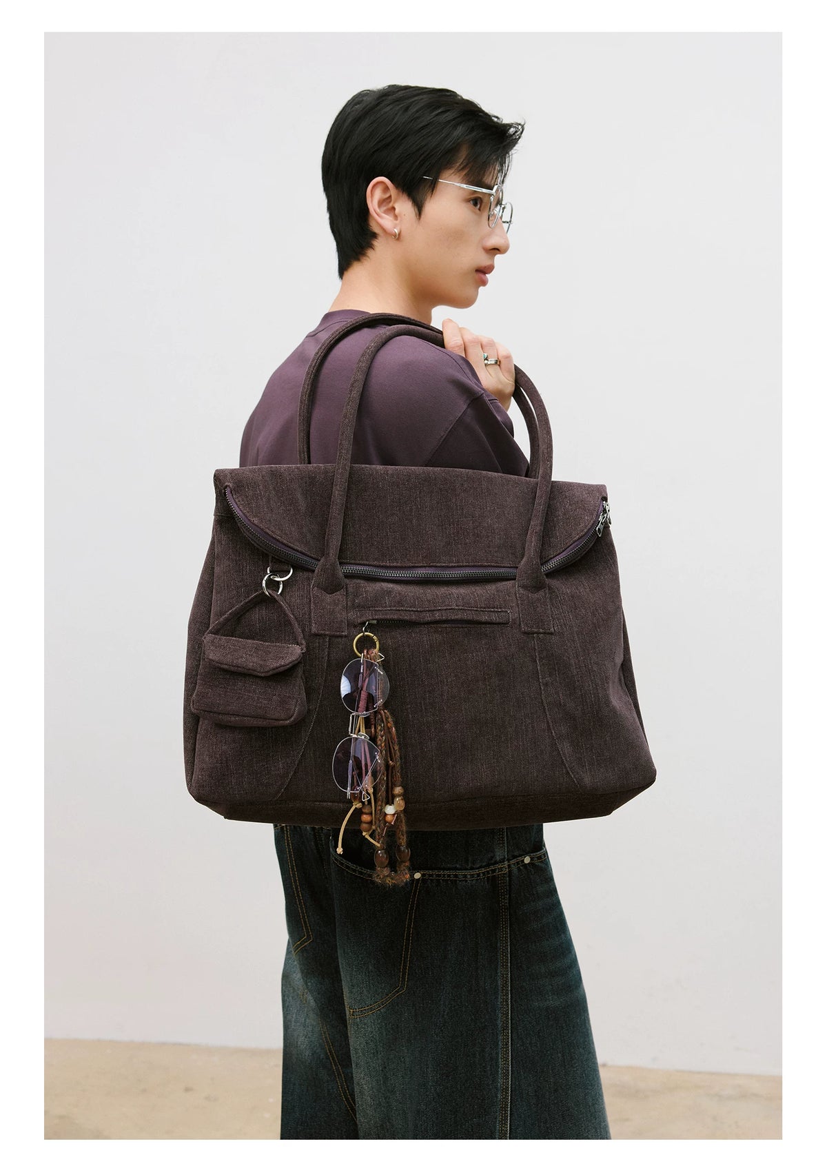 LR MADE Large Capacity Shoulder Handbag