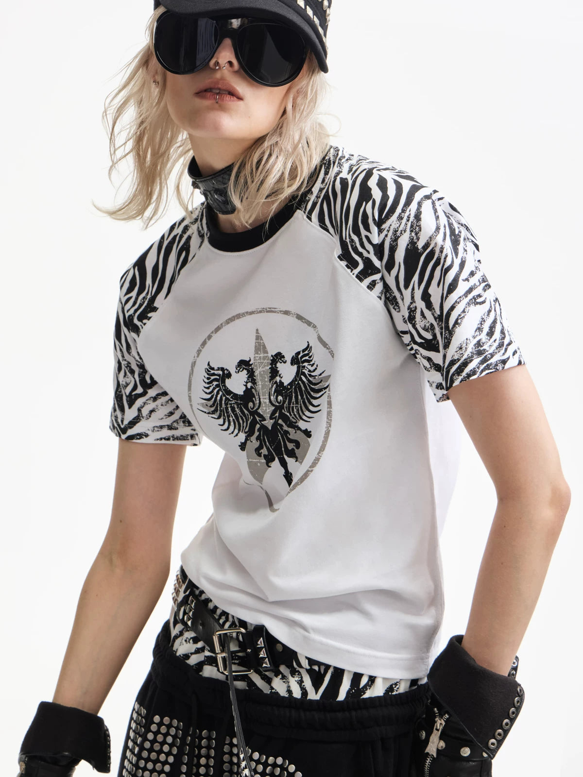 Yemanup Double-Headed Eagle 200g Breathable Slim Fit Tee