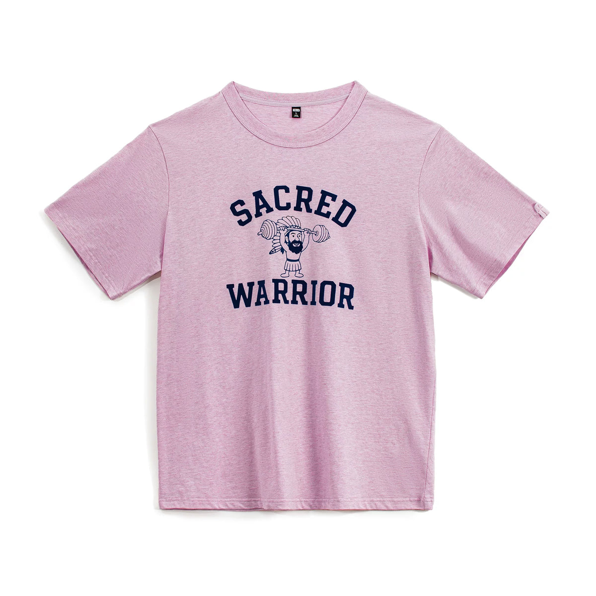 MADEN Pink Flocked Loose Tee