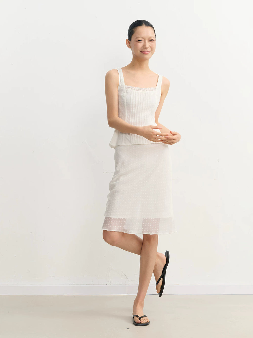 LINY LIBERTY Vintage Polka Dot Skirt