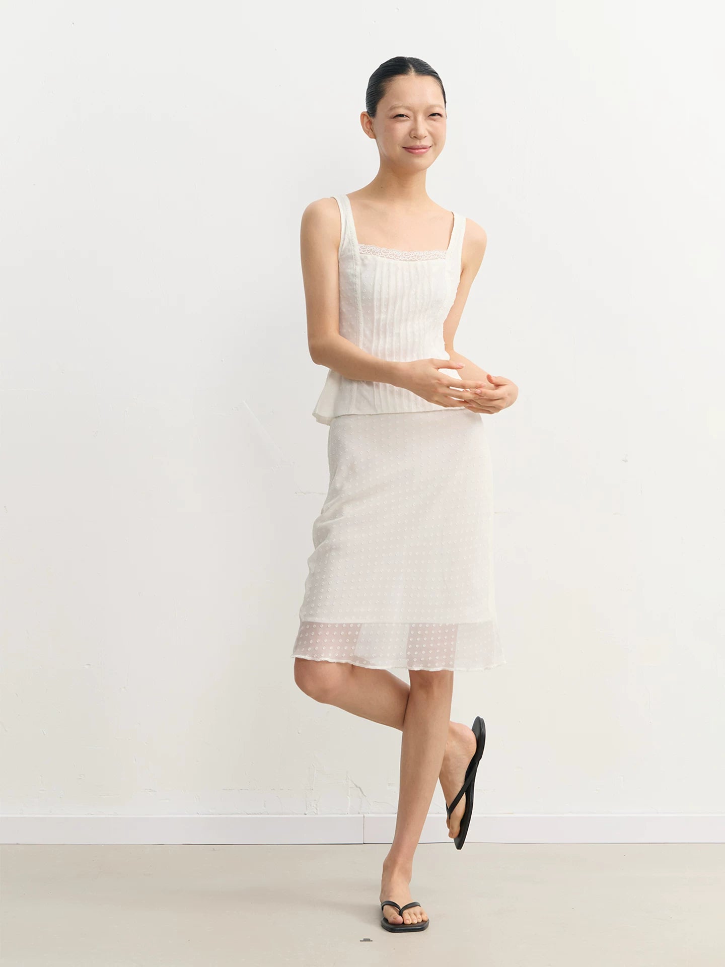 LINY LIBERTY Vintage Polka Dot Skirt