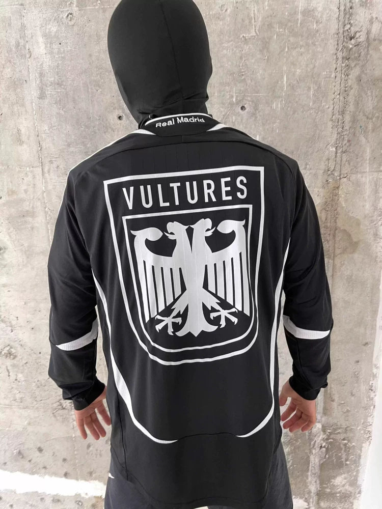 KANYE Portrait Print Casual Long Sleeve