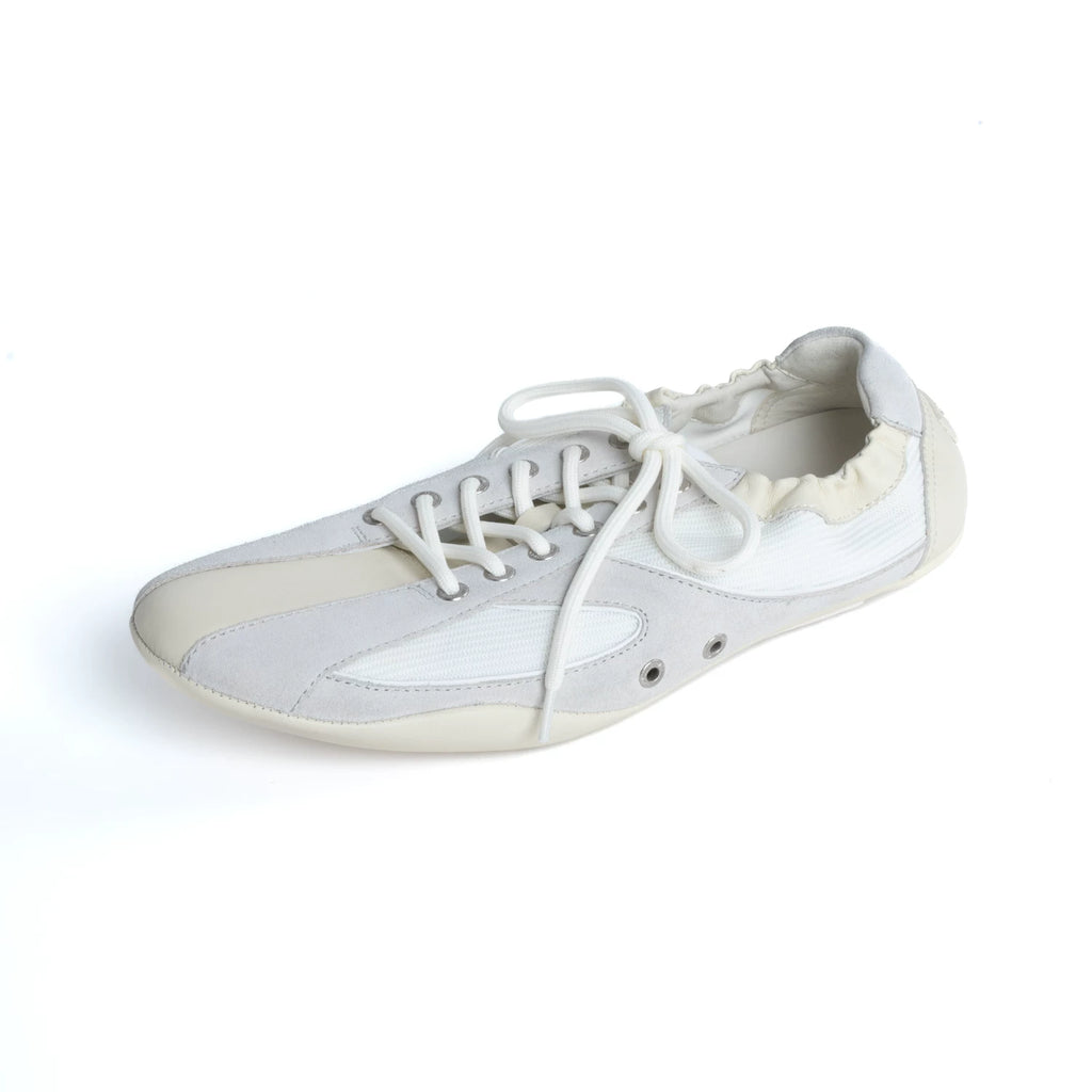 DYZZYMOTIF Suede Color-Blocked Low-Top Sneaker