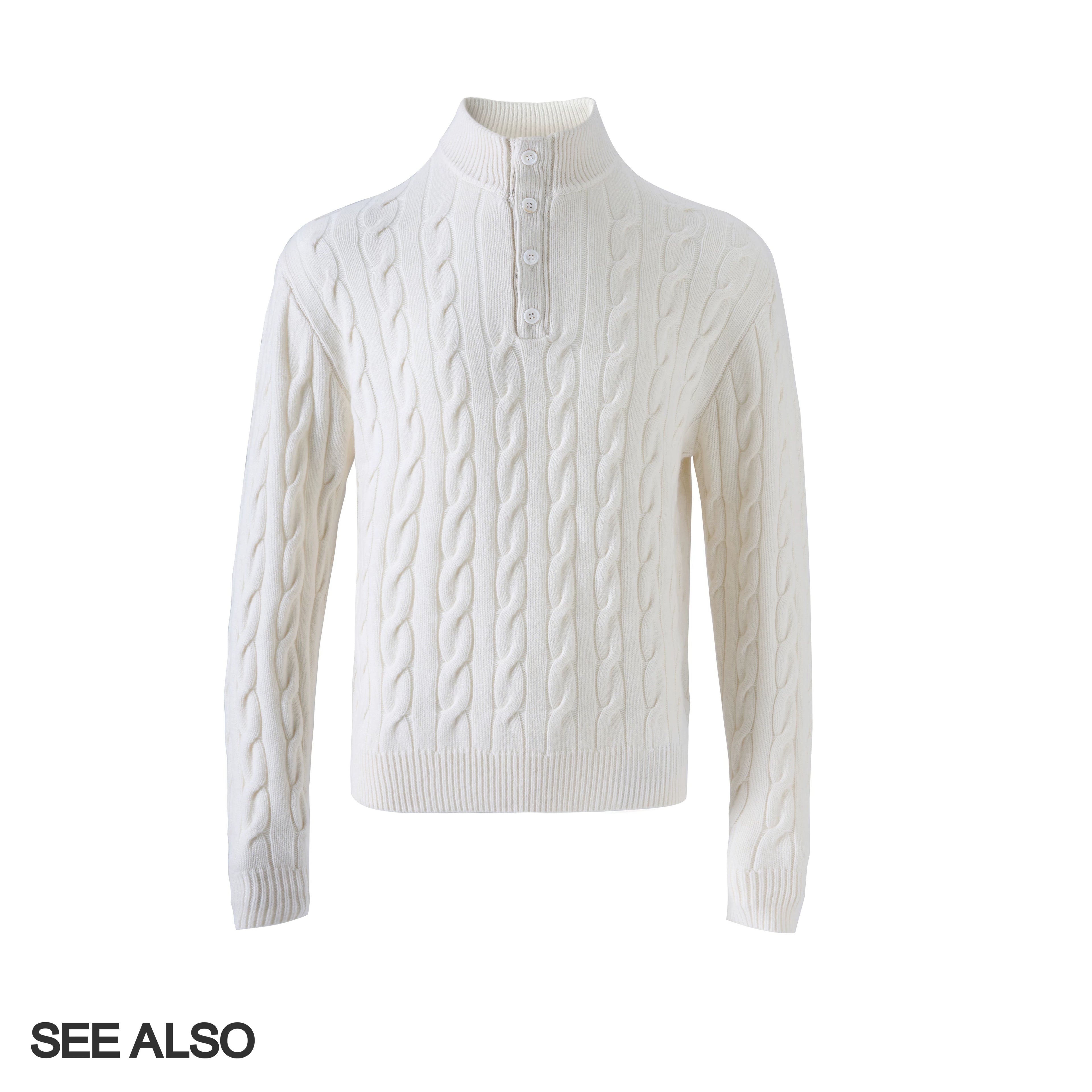 SEE ALSO Casual Twist Stand-up Neck Sweater
