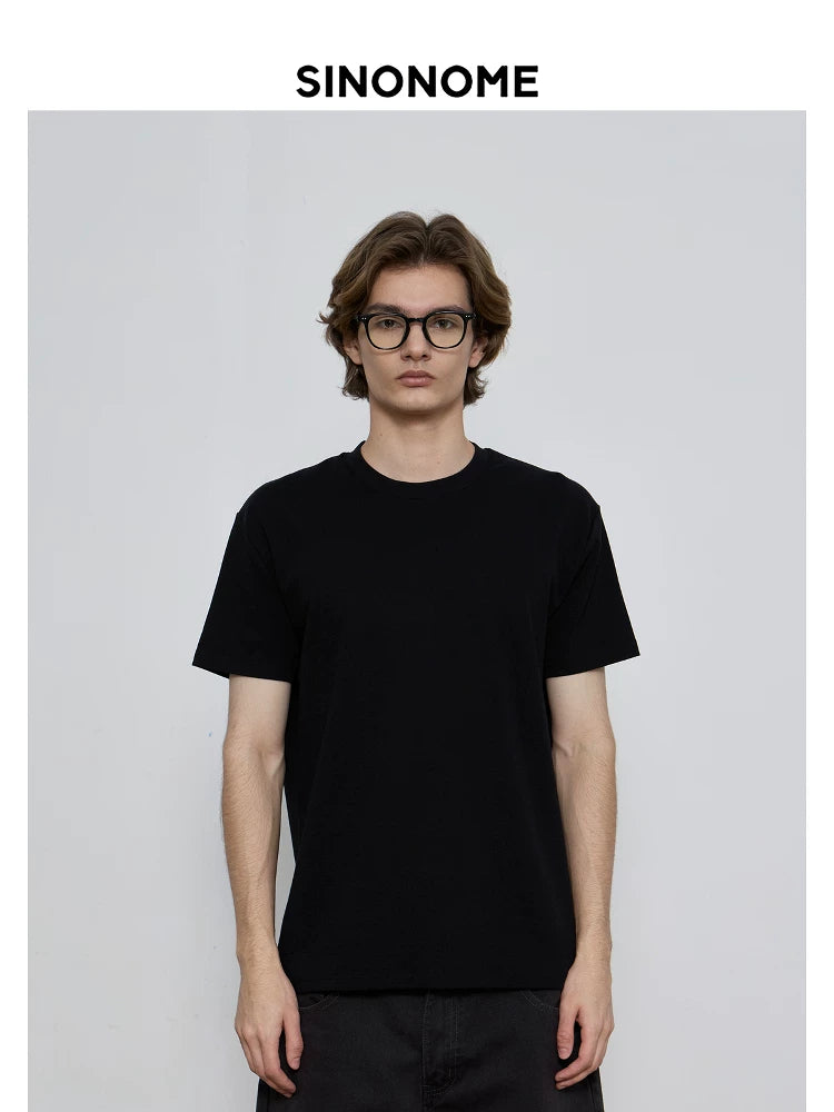 SINONOME Cool Small Neckline Casual Tee