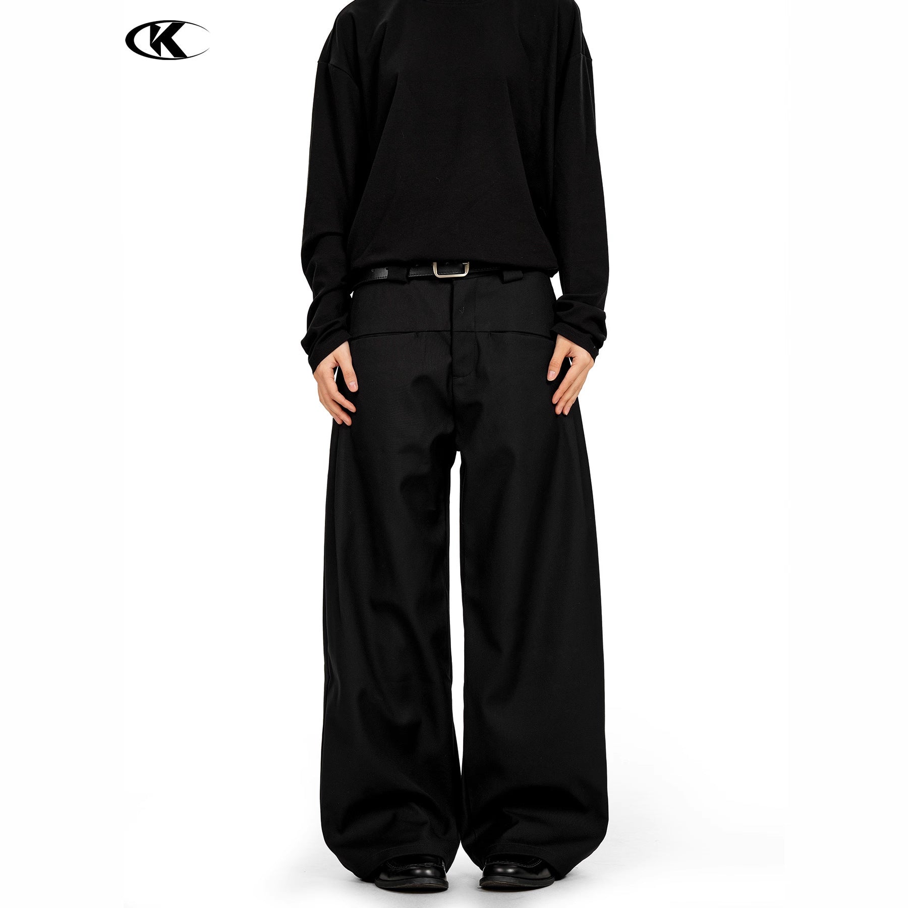 11KN Minimalist Straight-Leg Wrinkle-Resistant Trousers