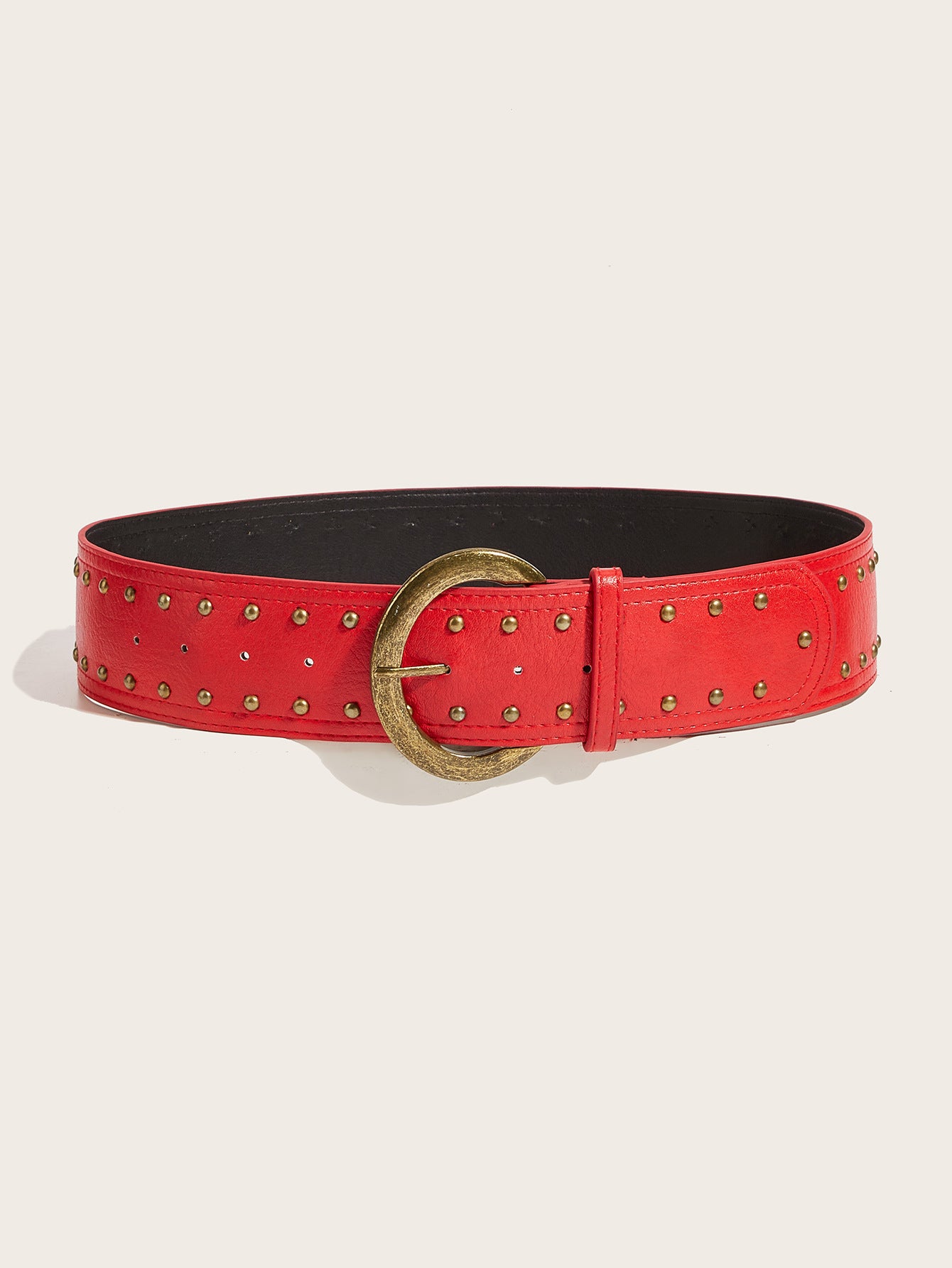 Intertek Punk Style Willow Nail Snap Personality Belt
