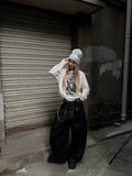 YBSSTREETMARKET Vintage Black Panther Print Long Sleeve