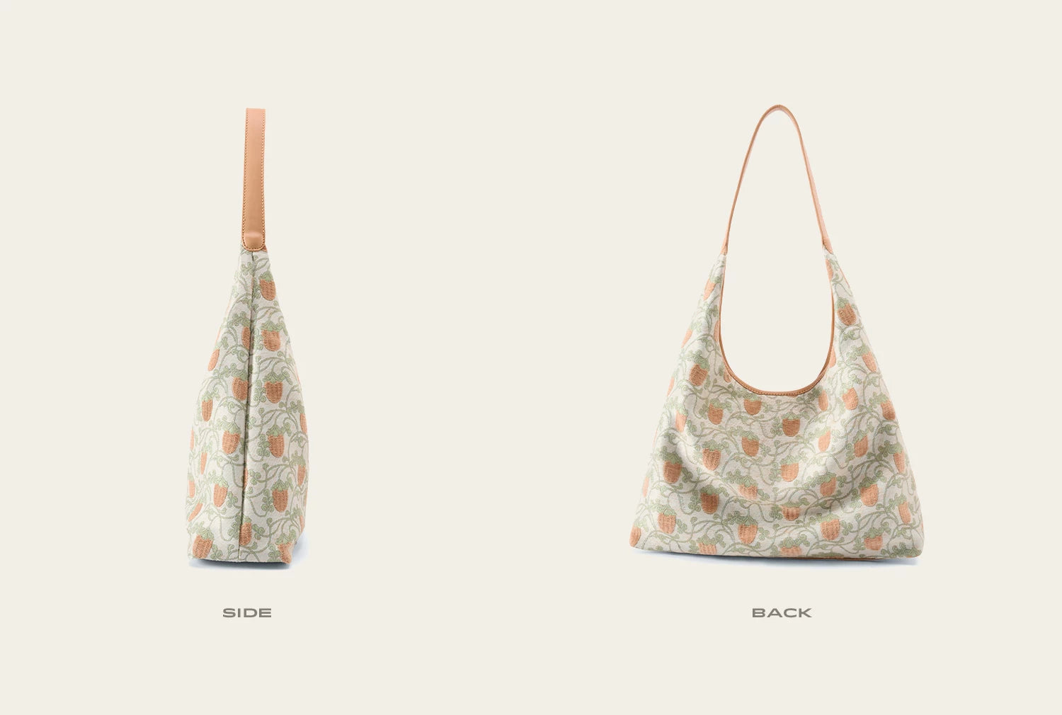 JACD Guochao Retro Tote Bag Underarm Bag