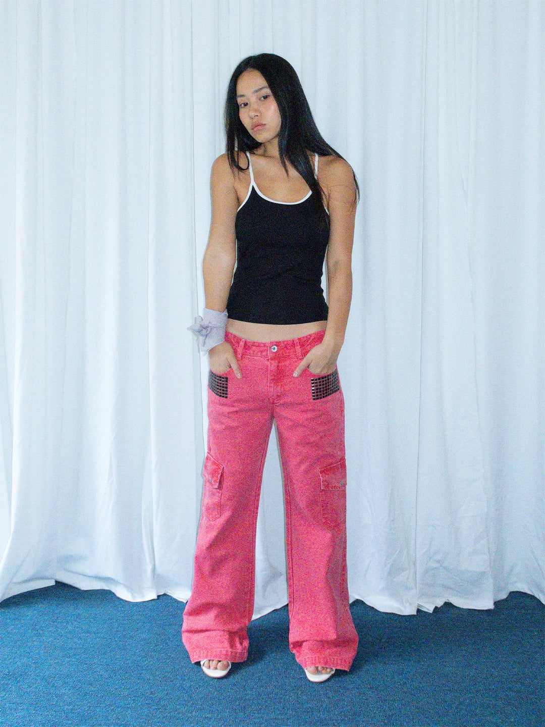 FUNKYFUN Retro Rivet Overalls