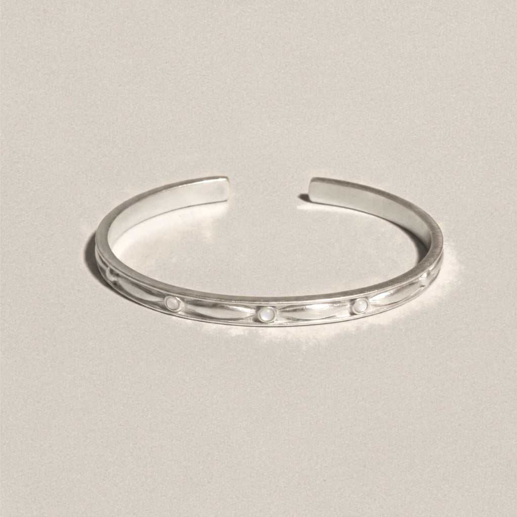 MEZZEM Sterling Silver Open Cuff Bracelet