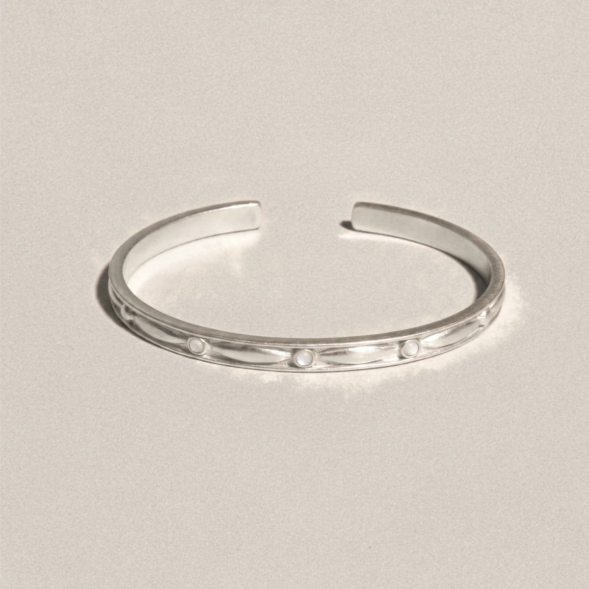 MEZZEM Sterling Silver Open Cuff Bracelet