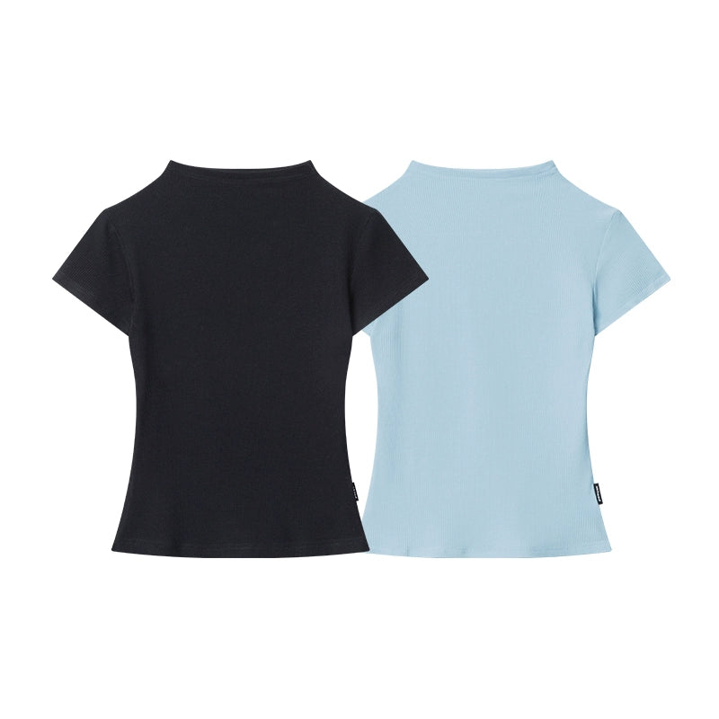 AIRHOOD Front Shoulder Slim Tee