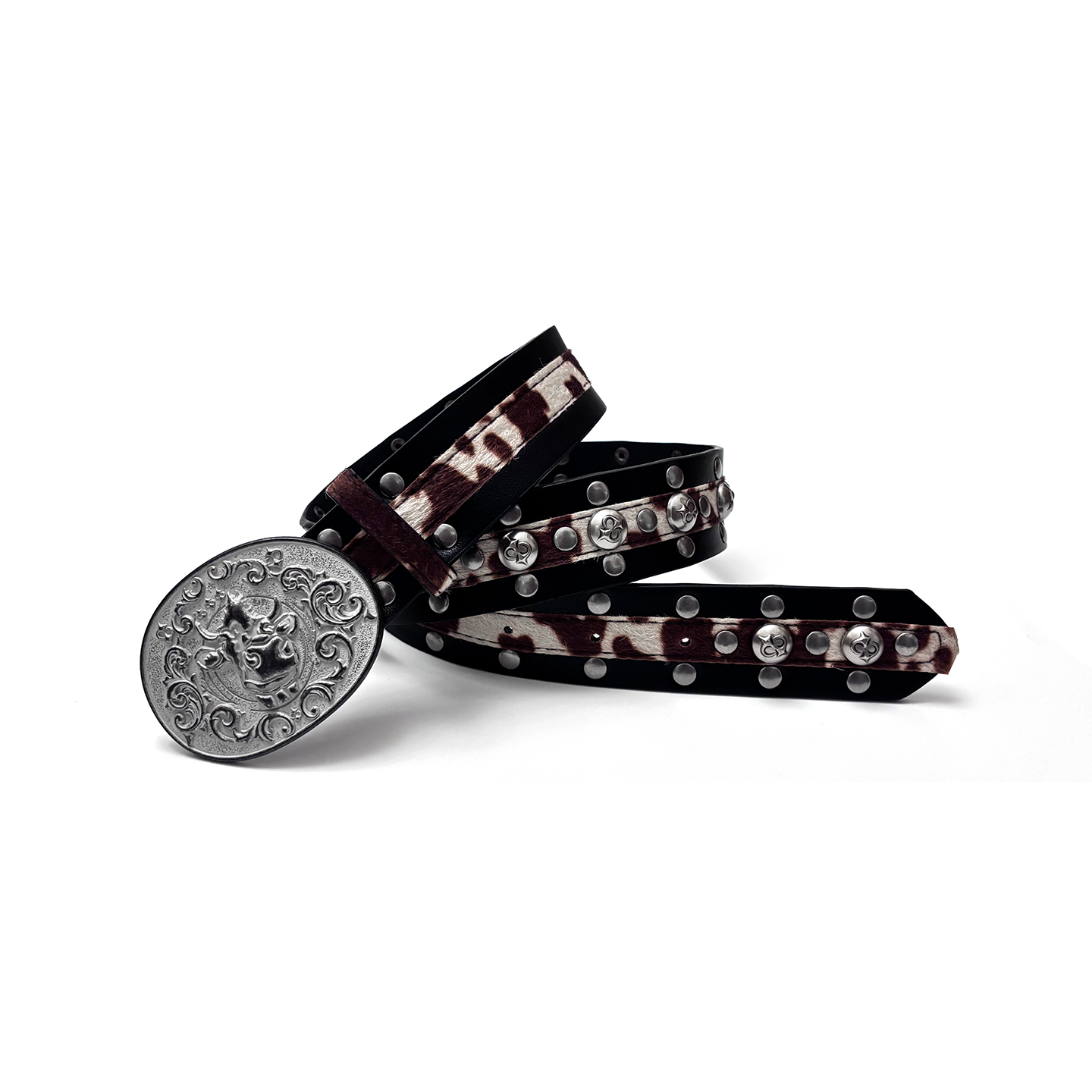 DPOL Retro Old Leopard Print Belt