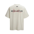 WILDX LIMITLESS W.L 270g Pure Cotton Letter Print Tee