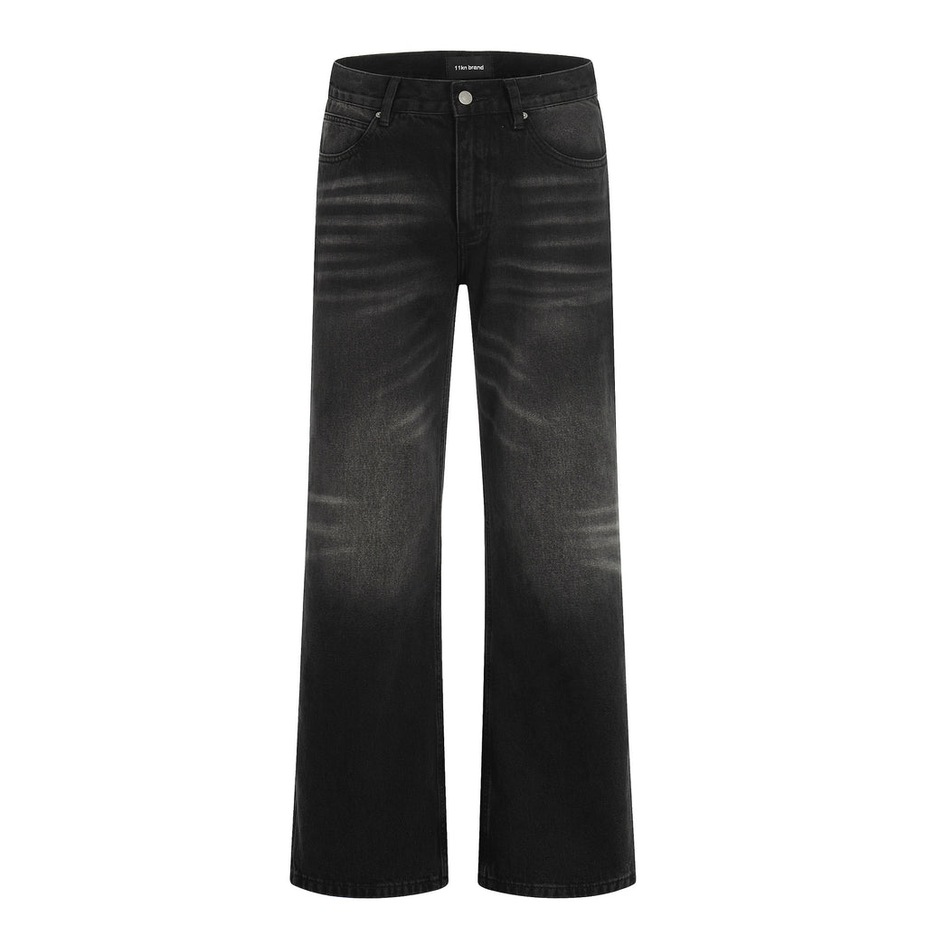 11KN Vintage Flared Slim Slim Straight Jeans