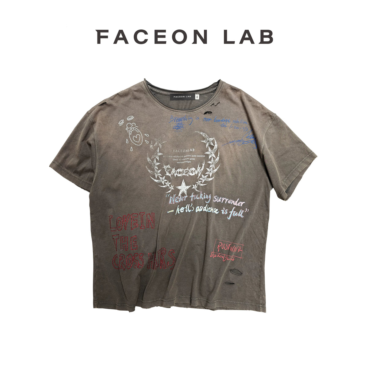FACEON LAB Post-Punk 260g Breathable Relaxed Tee