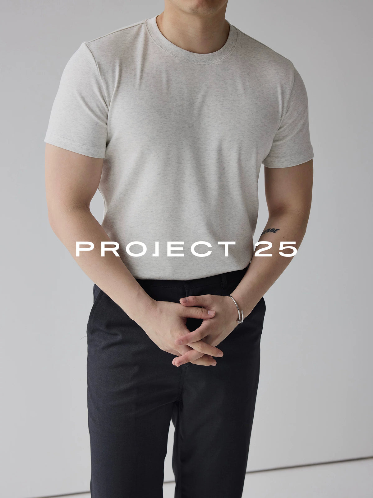 PROJECT 25 Cool-Touch Fitted Cropped Tee