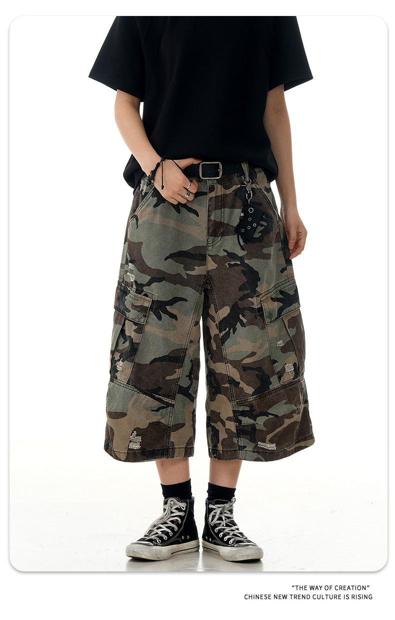 11KN Camouflage Loose Tooling Shorts