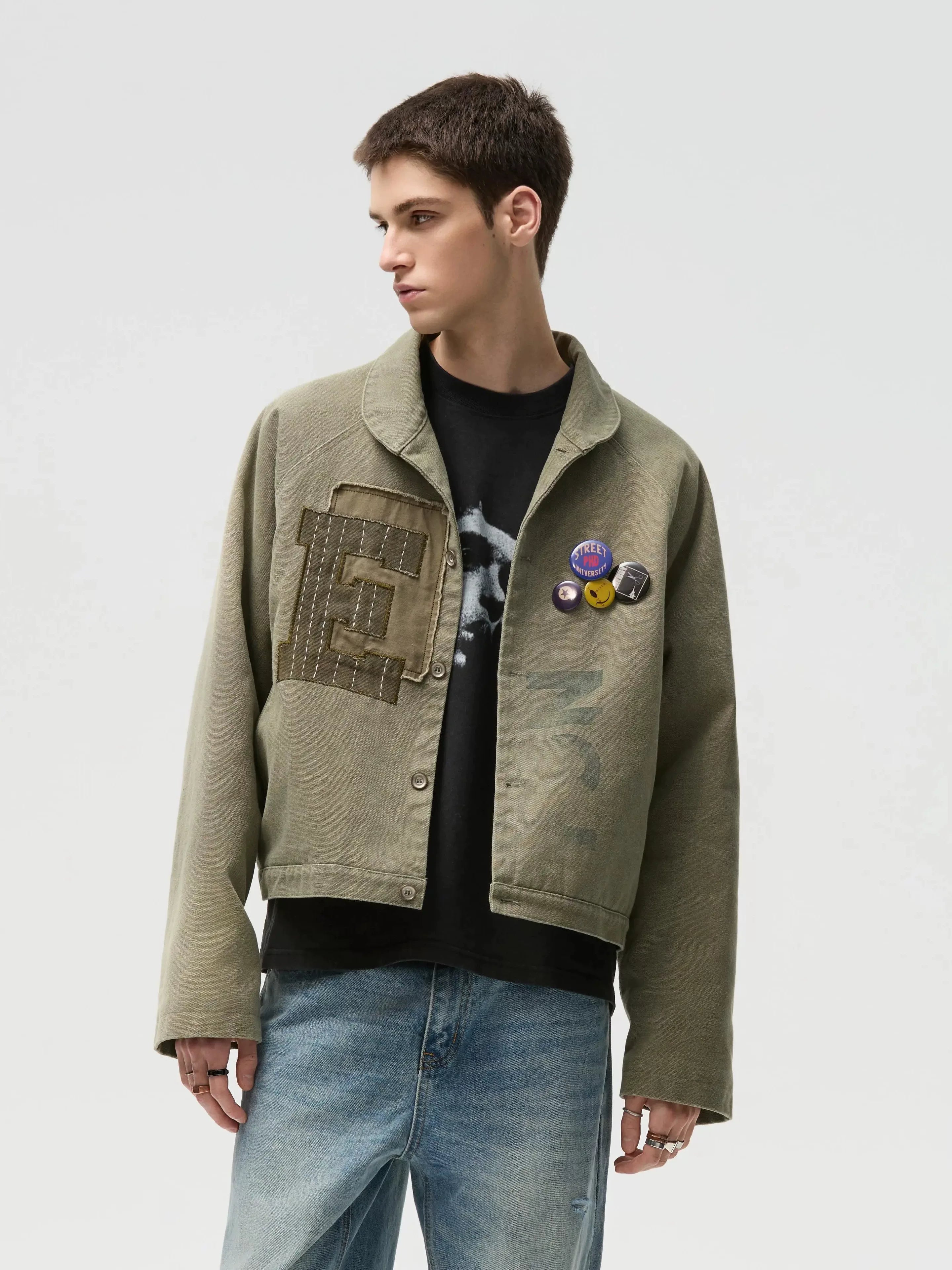 CENSMADE Gradual Change Patch Tooling Jacket