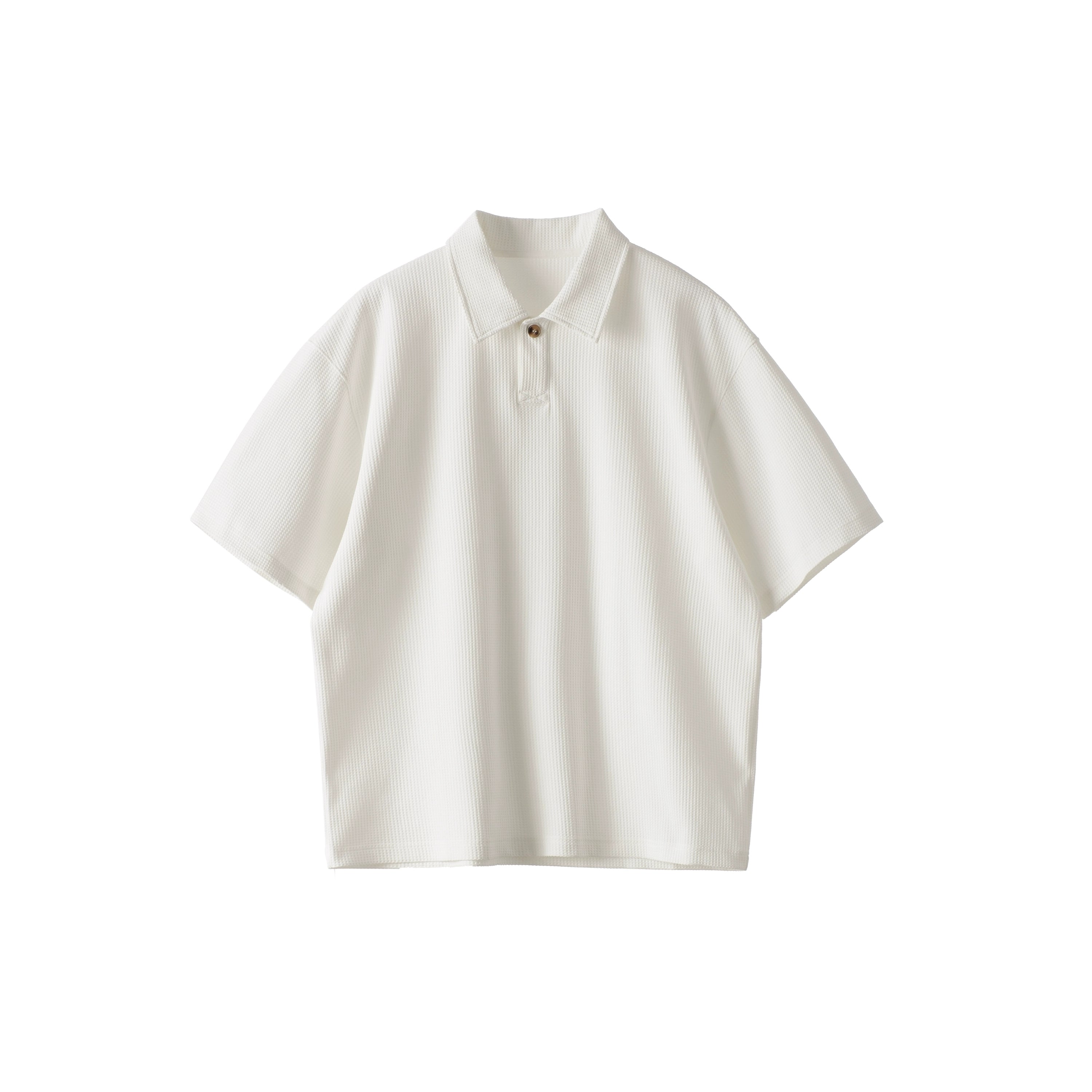 BUTTBILL 25SS Vintage commuter solotex waffle polo shirt