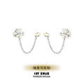 1ST XULIE Daisy Earrings for Double Piercings