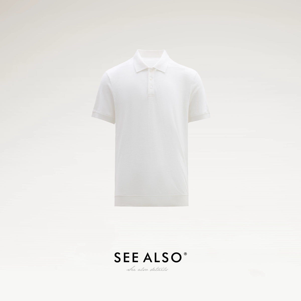 SEE ALSO Vintage Bamboo-Texture Breathable Cotton Polo Shirt