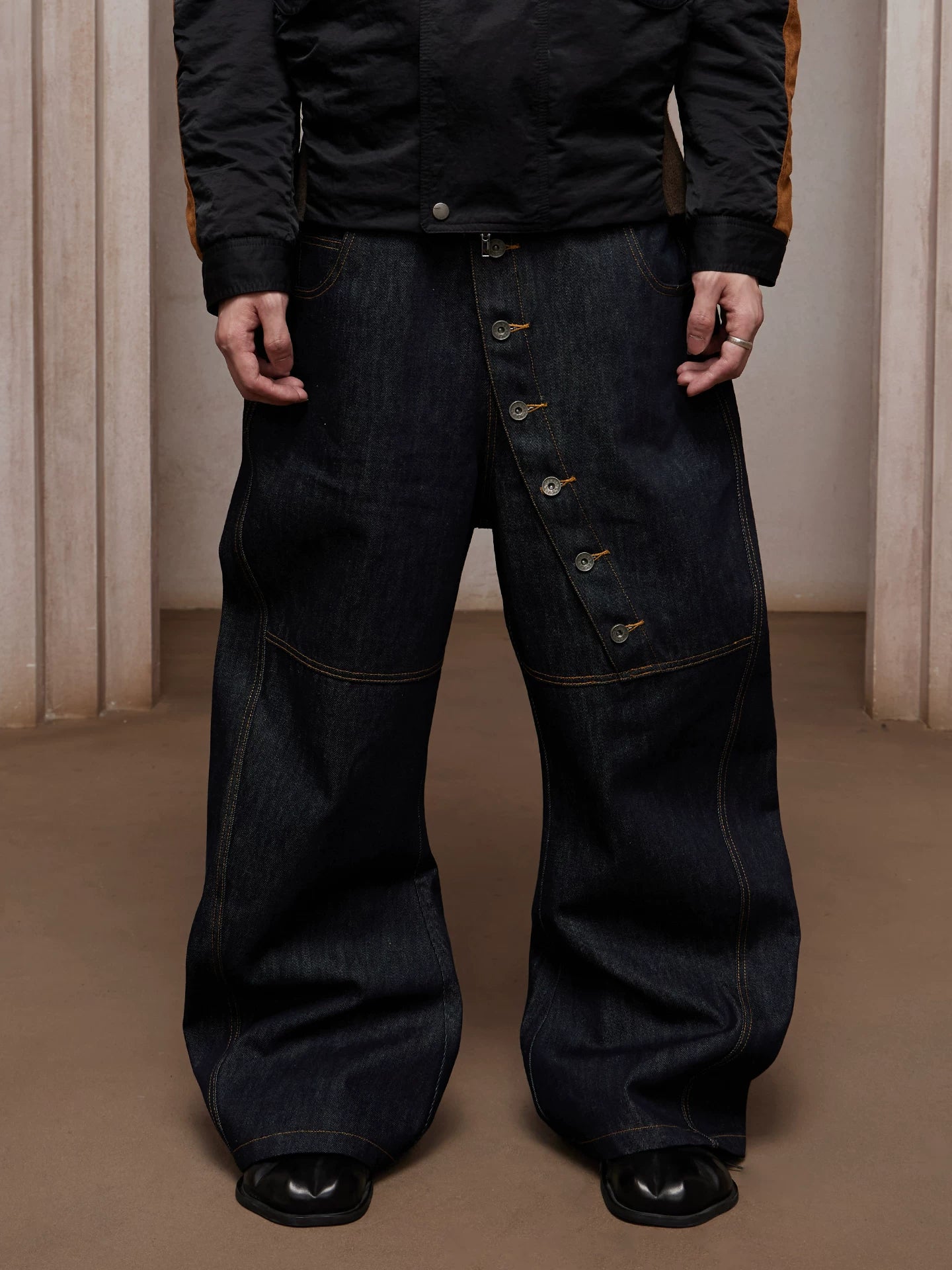 DND4DES Retro Long-breasted Scimitar Jeans